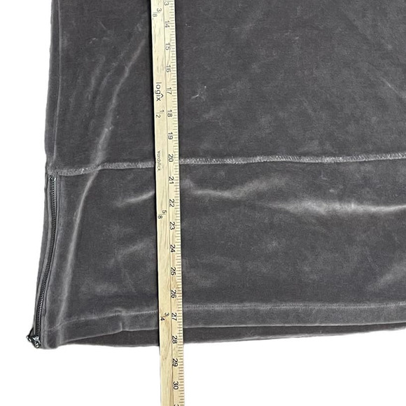 Soft‎ Surroundings Velour Sweatshirt Tunic Pullover Taupe Women Medium Soft Cozy - Picture 10 of 10
